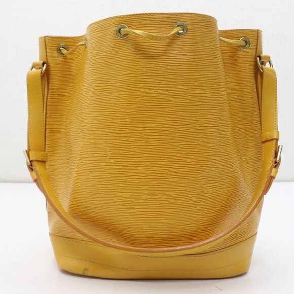 Louis Vuitton M44109 Petit Noe Epi Leather Yellow Bucket Drawstring Bag - Picture 4 of 16